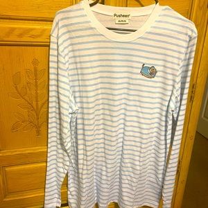 Pusheen striped long sleeve sailor tee